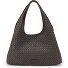  Paz Weave Silky Schultertasche Leder 42 cm Variante café