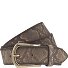  Sabia Gürtel Leder Variante dunkelgrau-goldmetallic | 85 cm
