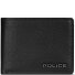  Geldbörse RFID Leder 12 cm ausklappbar mit Reißverschlussfach Variante black