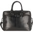  Romano Aktentasche Leder 40 cm Laptopfach Variante schwarz