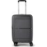  5899 4 Rollen Kabinentrolley S 55 cm mit Dehnfalte Variante grau