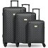  Palermo 4 Rollen Kofferset 3-teilig Variante Black