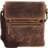  Vintage Umhängetasche Leder 22 cm Variante brown