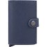  Miniwallet Kreditkartenetui RFID Schutz Leder 6.5 cm Variante navy