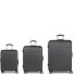  Escape 4 Rollen Kofferset 3-teilig mit Dehnfalte Variante gris