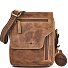  Vintage Mini Bag Umhängetasche Leder 18 cm Variante nougat