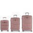  Akane 4-Rollen Kofferset 3tlg. Variante rosa