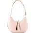 Goccia Schultertasche Leder 22 cm Variante dusty pink