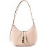  Goccia Schultertasche Leder 22 cm Variante dusty pink