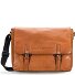  Memphis Aktentaschen Messenger Leder 38 cm Laptopfach Variante cognac