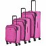  Adriia 4 Rollen Kofferset 3-teilig Variante pink