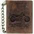  Vintage Bike Geldbörse Leder 10 cm Variante braun
