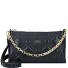  Evon Schultertasche Leder 22 cm Variante blk-gold