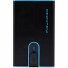  Black Square Kreditkartenetui RFID Schutz Leder 6 cm Variante black