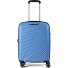  5808 4 Rollen Kabinentrolley 55 cm mit Dehnfalte Variante hellblau