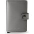 Miniwallet Kreditkartenetui RFID Schutz Leder 10 cm Variante steel