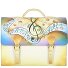  Art+Craft Aktentasche Leder 41 cm Laptopfach Variante handbemalt