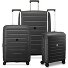  Starlight 3.0 4 Rollen Kofferset 3-teilig mit Dehnfalte Variante black