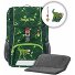  Kid Shine Kinderrucksack-Set 3tlg. Variante dino night tyro