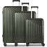  Essentials 01 4 Rollen Kofferset 3-teilig mit Dehnfalte Variante olive metallic