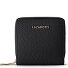  Bologna Leather Medium Zip-Around Geldbörse Leder 10 cm Variante black