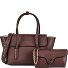  Double Beat Schultertasche Leder 31 cm Variante berry