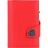  Click & Slide Kreditkartenetui RFID Leder 6,5 cm Variante coral-red