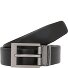  Travel Retail Wendegürtel Leder Variante schwarz-dunkelbraun | 100 cm