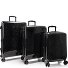  Elite Fashion 4 Rollen Kofferset 3-teilig mit Dehnfalte Variante black leopard