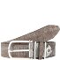  Fashion Basics Cuno Gürtel Leder Variante silbermetallic | 100 cm