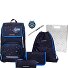  Ergoplus Schulranzen-Set 8-teilig Variante black blue