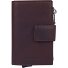  Birkheim C-Four Kreditkartenetui RFID Schutz Leder 6.5 cm Variante darkbrown