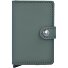  Miniwallet Kreditkartenetui RFID Schutz Leder 6.5 cm Variante green black