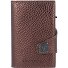  Click & Slide Kreditkartenetui RFID Leder 6,5 cm Variante metallic-brown