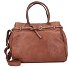  Kura Handtasche Leder 33 cm Variante cognac