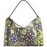  Fiona Schultertasche Leder 36 cm Variante green flower embroidery