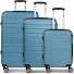  Seattle 4 Rollen Kofferset 3-teilig Variante nordic-blue