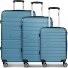  Seattle 4 Rollen Kofferset 3-teilig Variante nordic-blue