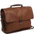 Soft Class Aktentasche Leder 42 cm Laptopfach Variante cognac