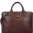  Vintage Bill Aktentasche Leder 40 cm Laptopfach Variante braun