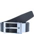  Delaware Wendegürtel Leder Variante schwarz | 105 cm