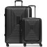  Essentials 14 4-Rollen Kofferset 2 tlg. Laptopfach mit Dehnfalte Variante black metallic