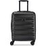  Meteor 4 Rollen Kabinentrolley 55 cm mit Dehnfalte Variante deep black