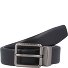  Business Wendegürtel Leder Variante black | 110 cm