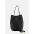  Just Easy Schultertasche Leder 42 cm Variante black