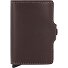 Twinwallet Original Kreditkartenetui Geldbörse RFID Leder 6,5 cm Variante chocolate