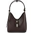  Goccia Schultertasche S Leder 24 cm Variante cioccolato