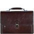  Blue Square Aktentasche II Leder 40 cm Laptopfach Variante mahagonibraun