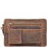  Vintage Herrentasche Leder 22 cm Variante brown