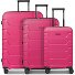 Edition 01 4 Rollen Kofferset 3-teilig mit Dehnfalte Variante pink